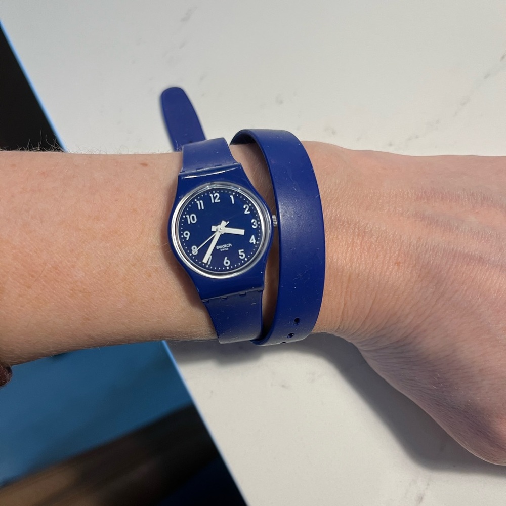 Swatch double wrap watch